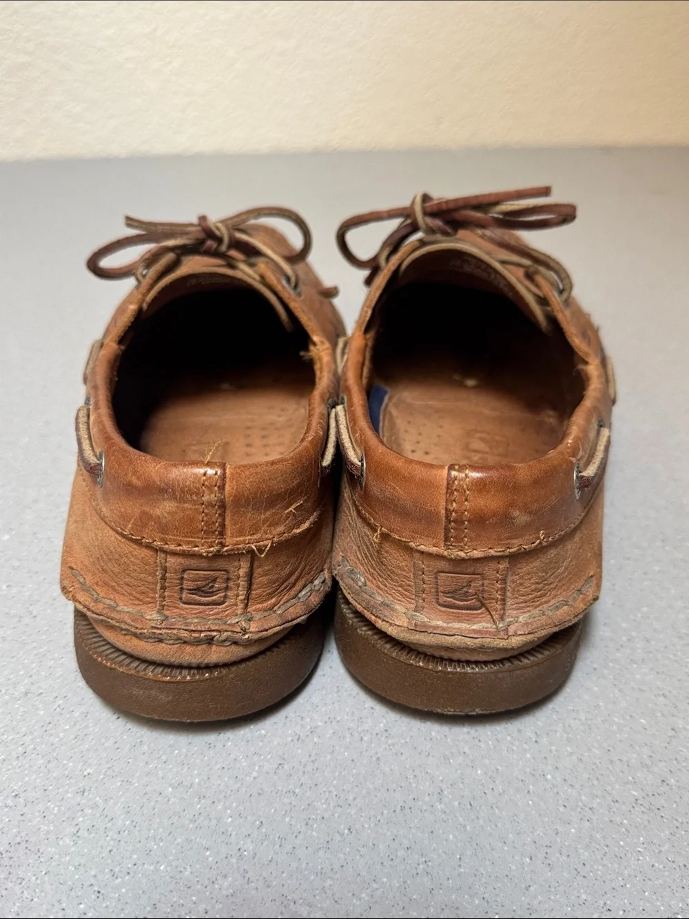 Sperry Men's Brown Leather Boat Shoes